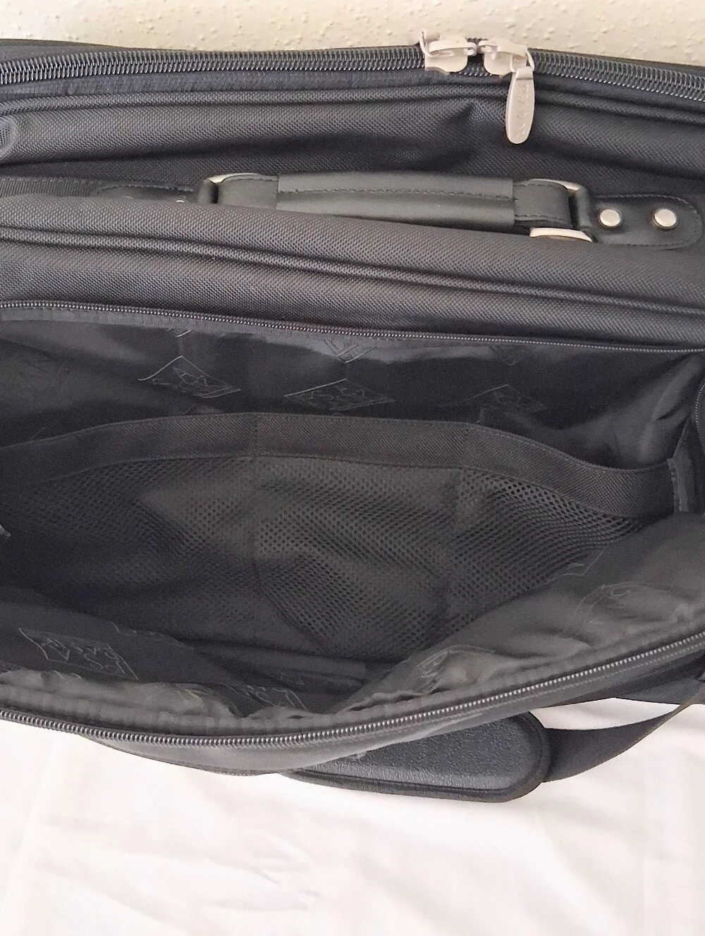 Jos. A. Bank Black Travel Duffel Garment Bag with Shoulder Strap